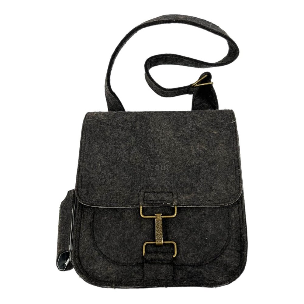 Scout Gray Wool Satchel/Top Handle Bag | Excellent Condition